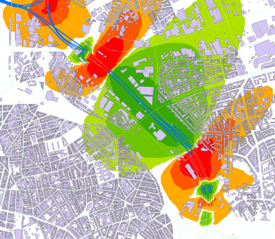 covering parts of antwerp ring road nitrogent dioxide