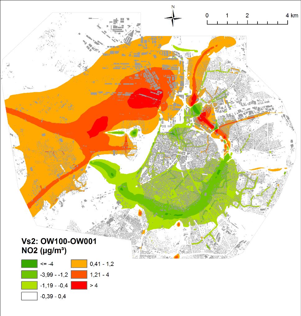 nitrogen dioxide Antwerp ringroad